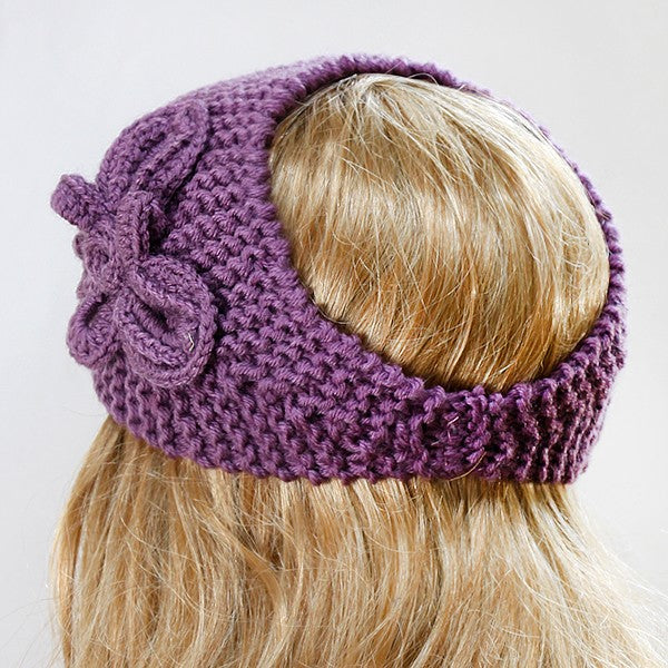 iLLASPARKZ Acrylic Flower Crochet Earmuff