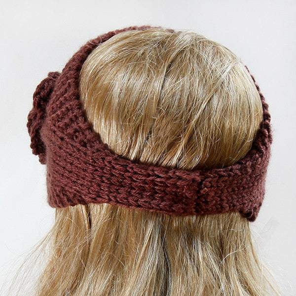 iLLASPARKZ Acrylic Flower Crochet Earmuff
