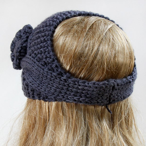 iLLASPARKZ Acrylic Flower Crochet Earmuff