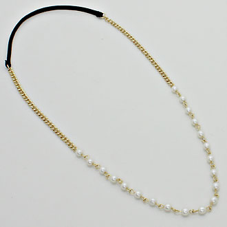 iLLASPARKZ Pearl Accent Stretchable Hair Headband