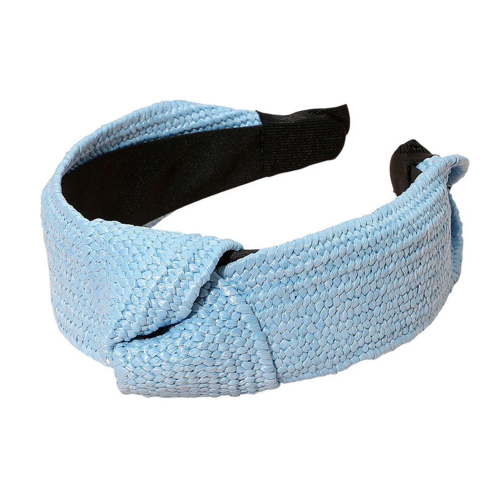 iLLASPARKZ Straw Knot Burnout Headband