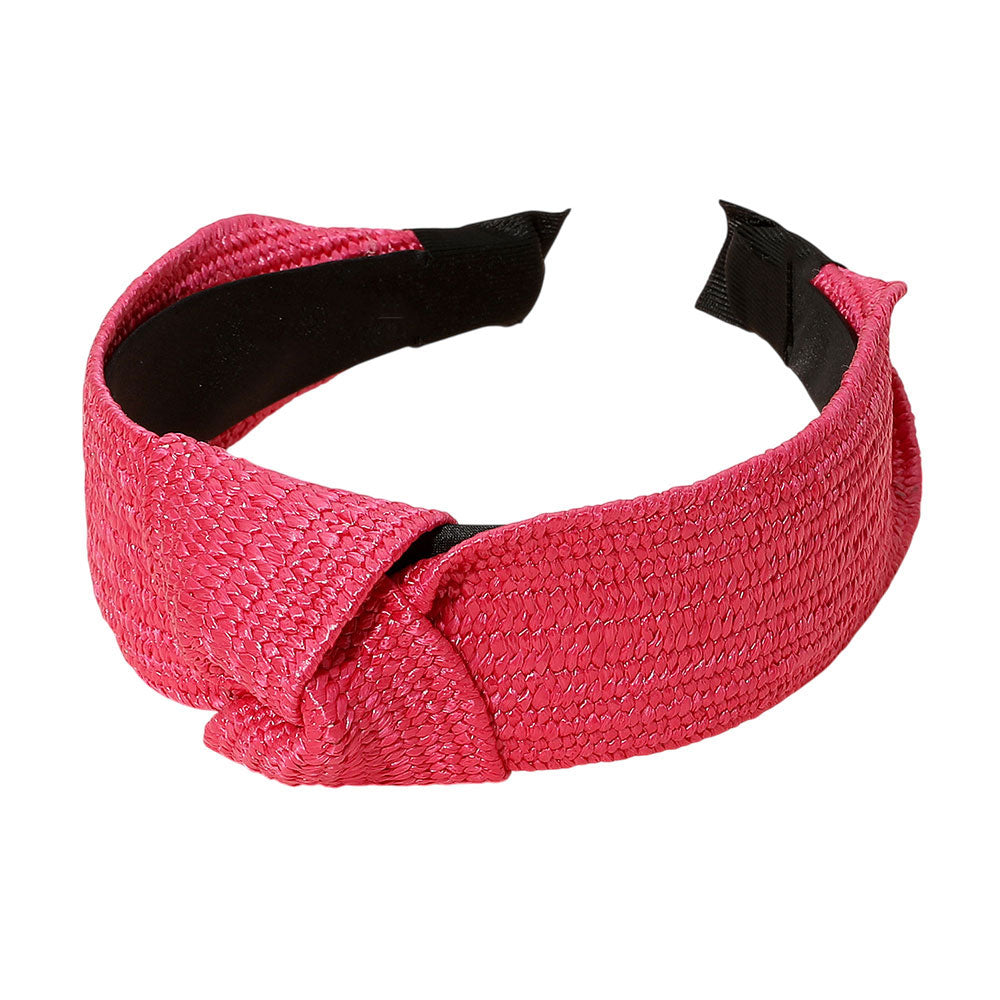 iLLASPARKZ Straw Knot Burnout Headband