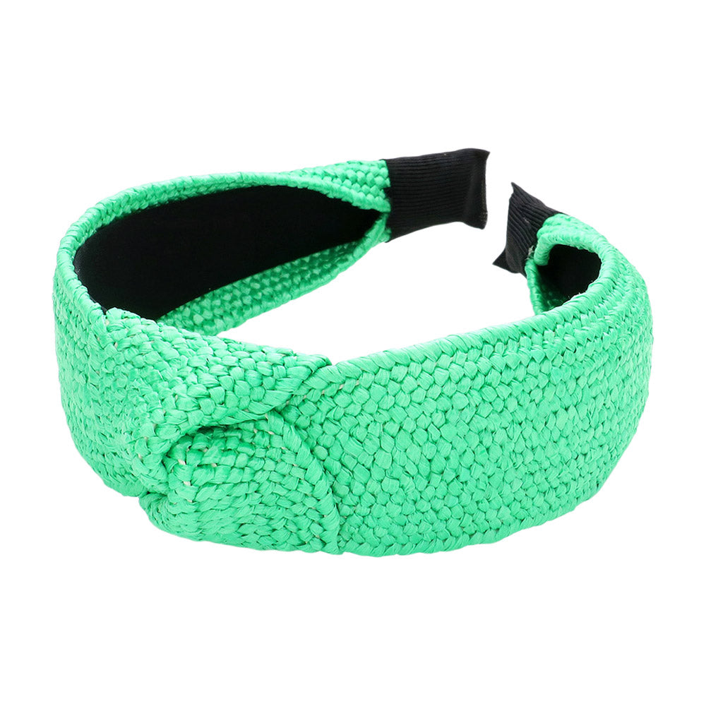 iLLASPARKZ Straw Knot Burnout Headband
