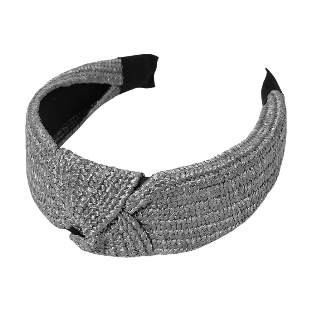 iLLASPARKZ Straw Knot Burnout Headband