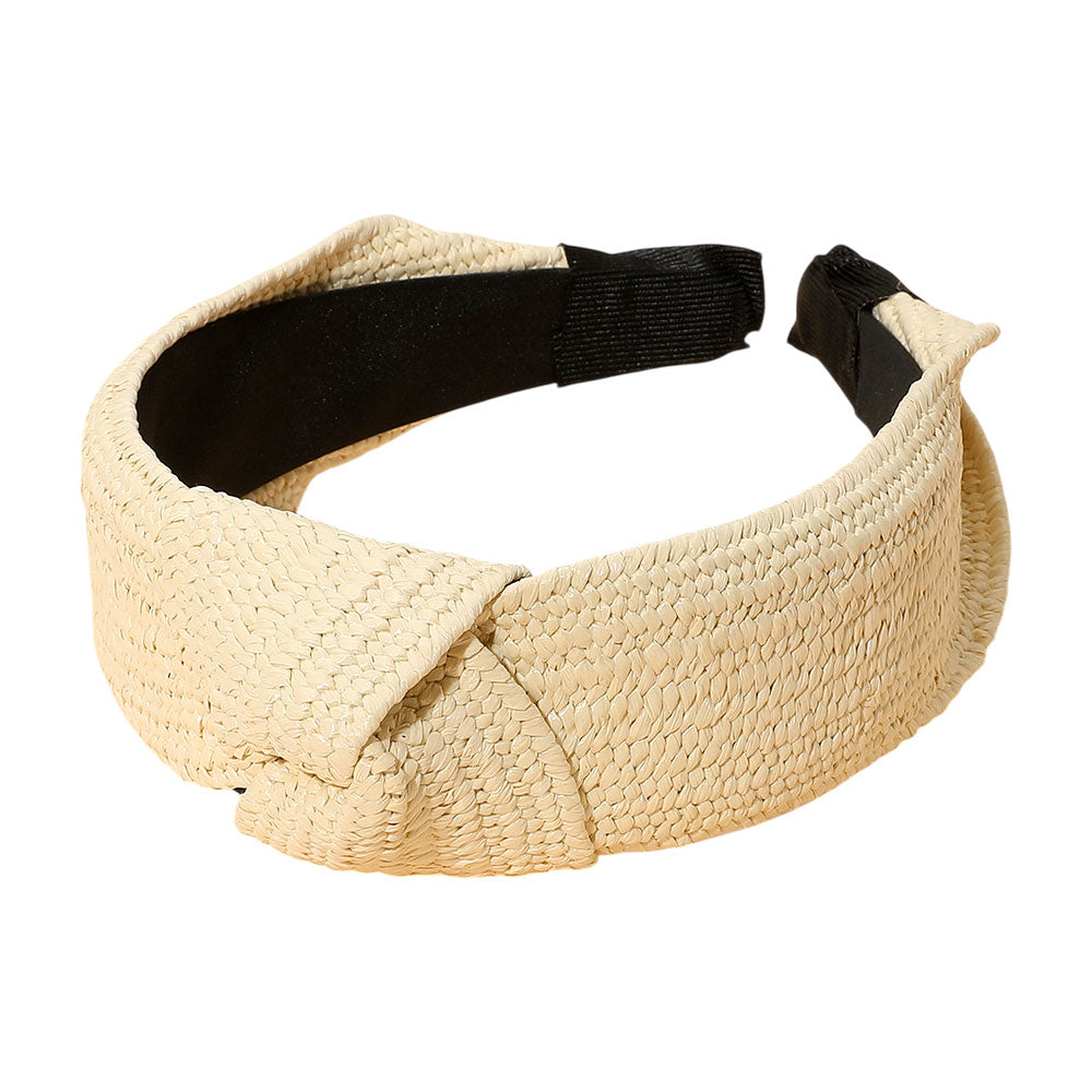 iLLASPARKZ Straw Knot Burnout Headband