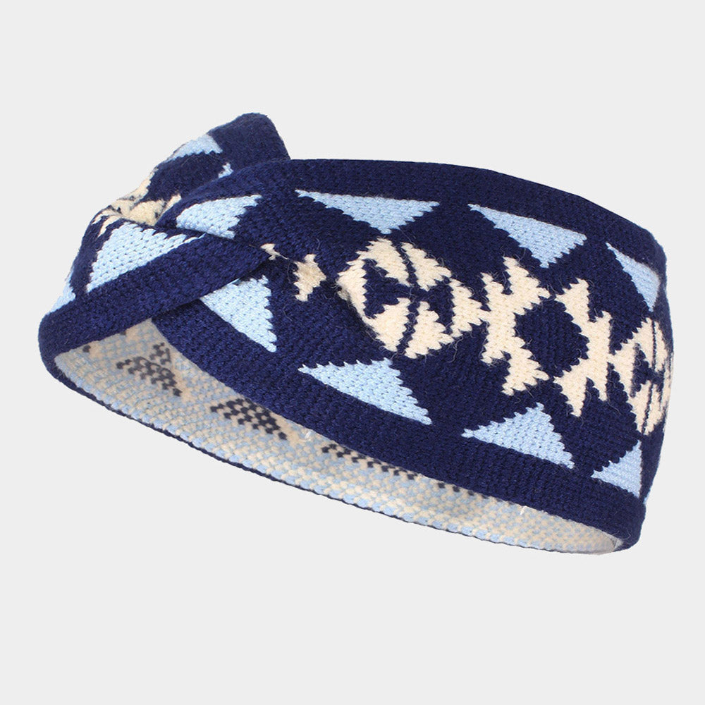 iLLASPARKZ Western Pattern Knit Headband