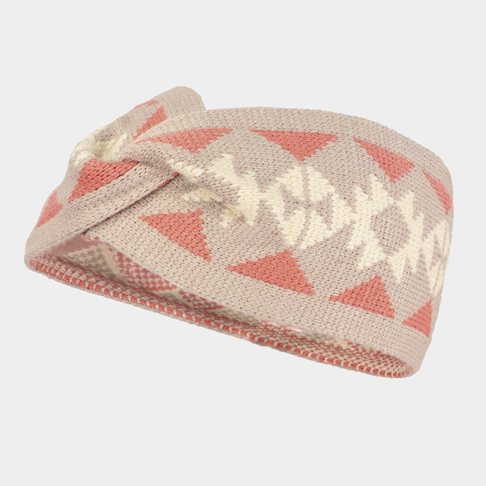 iLLASPARKZ Western Pattern Knit Headband