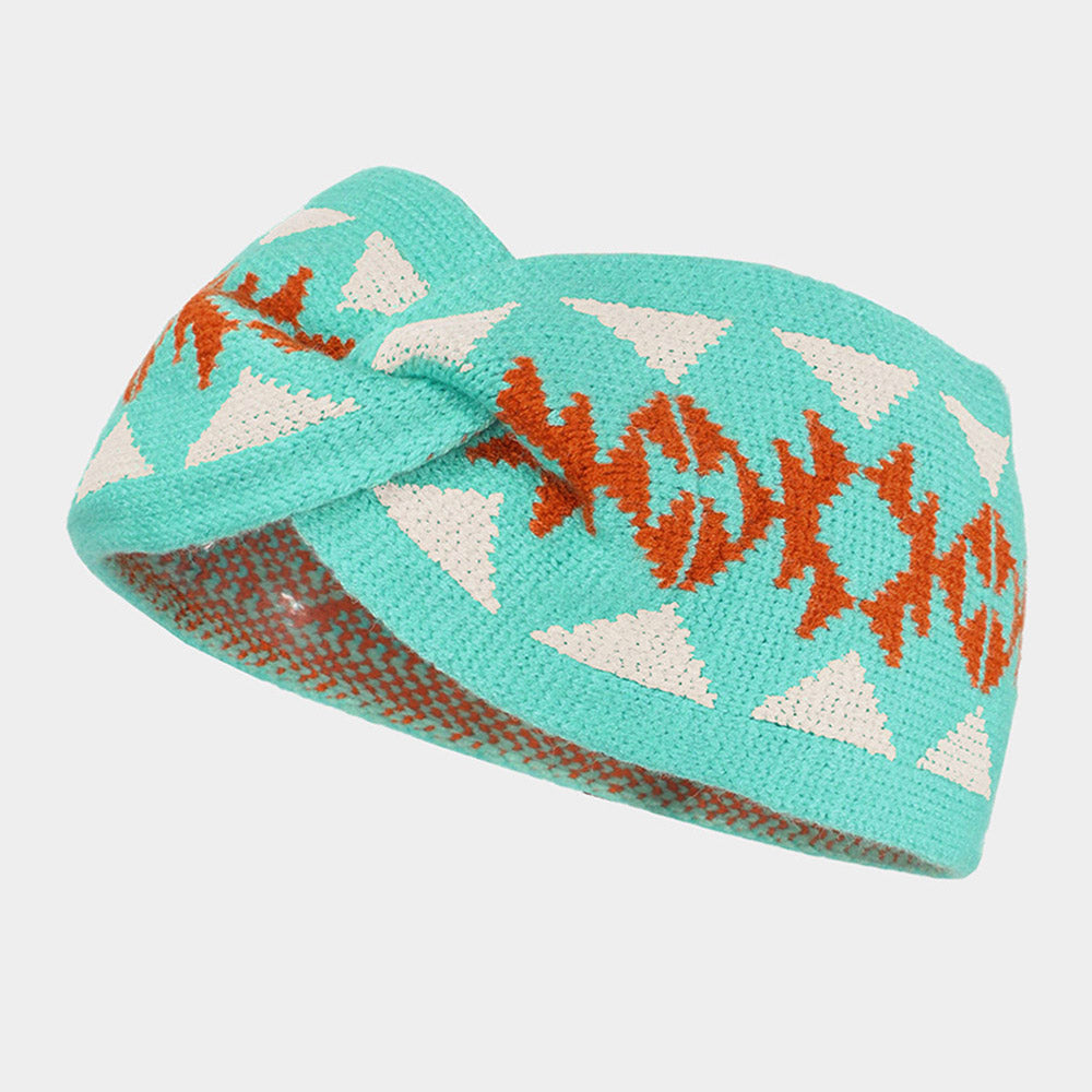 iLLASPARKZ Western Pattern Knit Headband