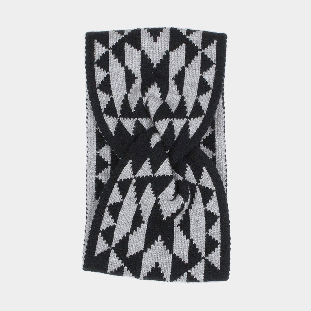 iLLASPARKZ Western Pattern Knit Headband