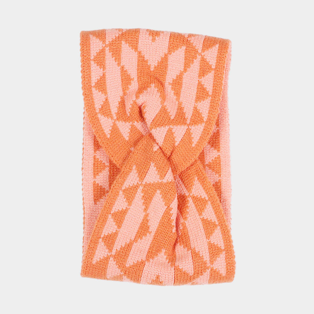 iLLASPARKZ Western Pattern Knit Headband