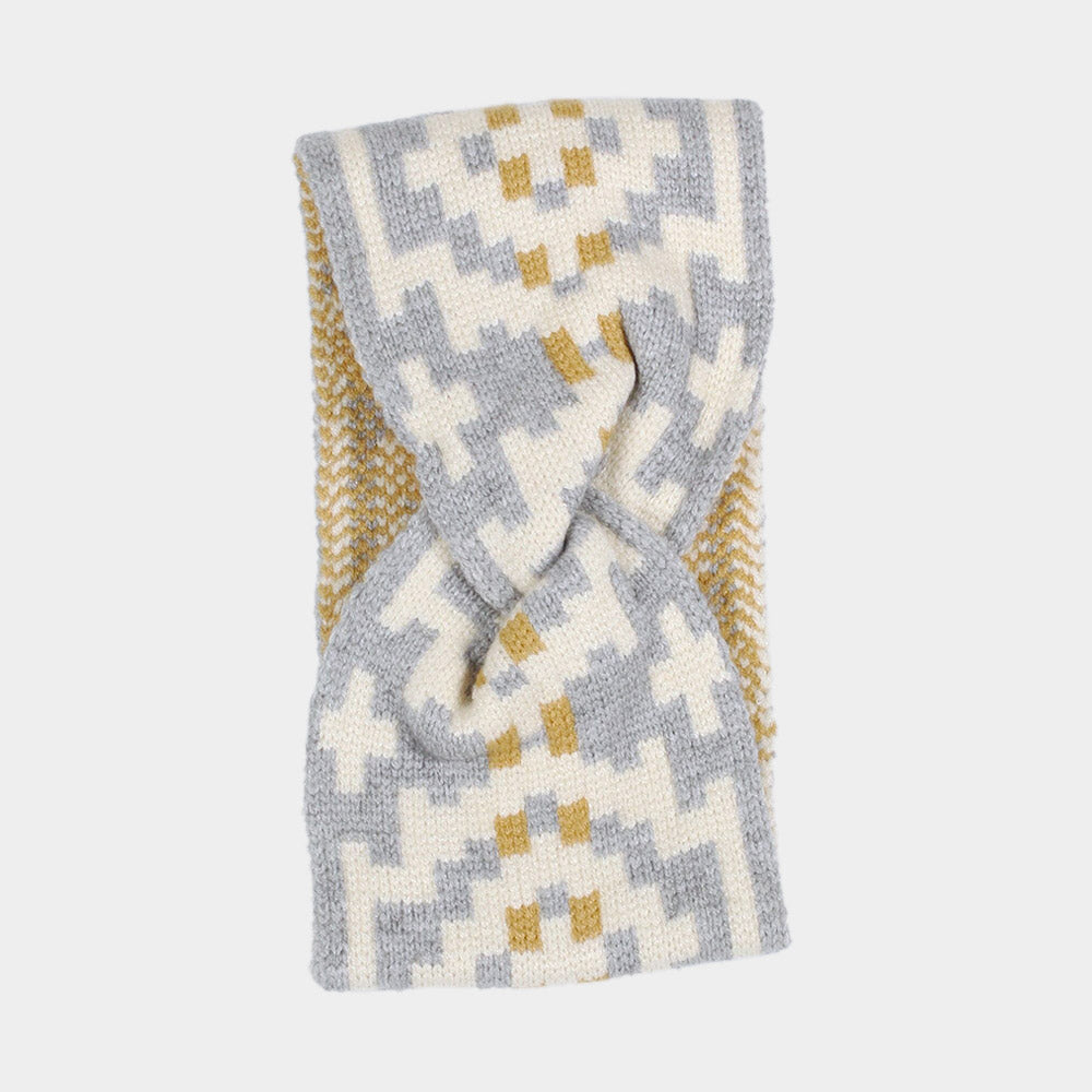 iLLASPARKZ Western Pattern Knit Headband