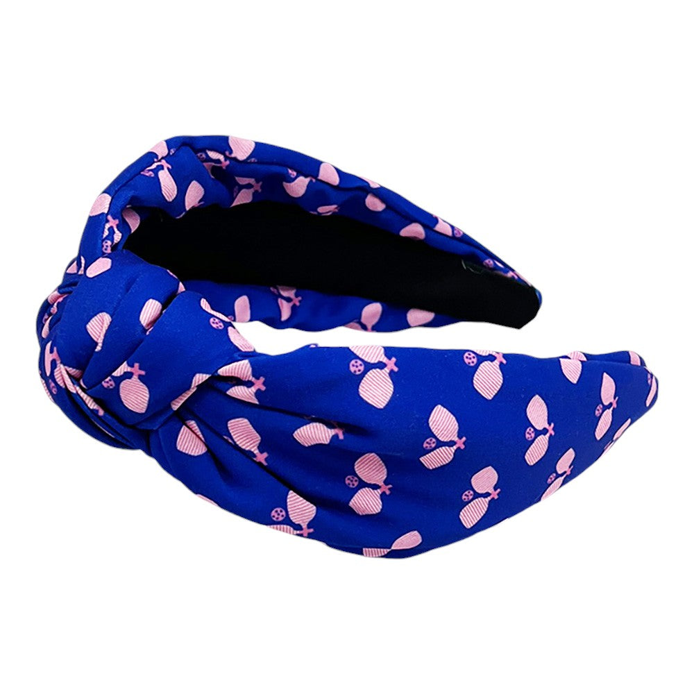 iLLASPARKZ Pickleball Pattern Printed Knot Headband