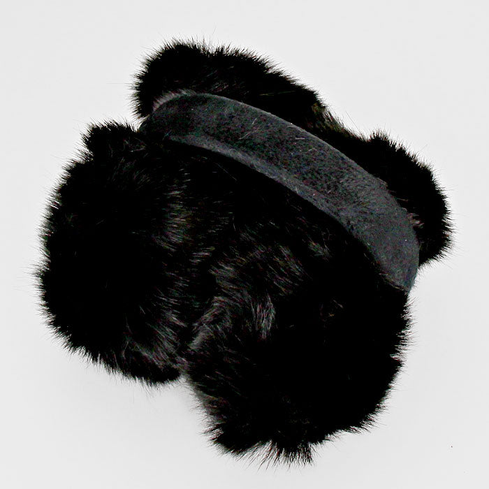iLLASPARKZ Downy Faux Rabbit Fur Foldable Earmuffs
