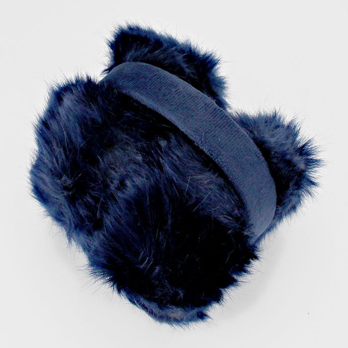 iLLASPARKZ Downy Faux Rabbit Fur Foldable Earmuffs