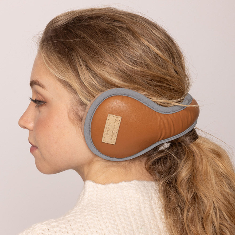 iLLASPARKZ Faux Fur Lined Poly Urethane Padded Earmuffs