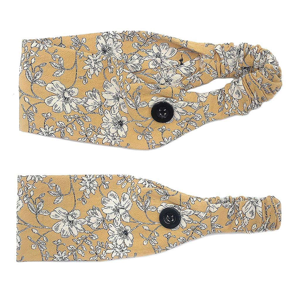 iLLASPARKZ Floral Print Elastic Headband