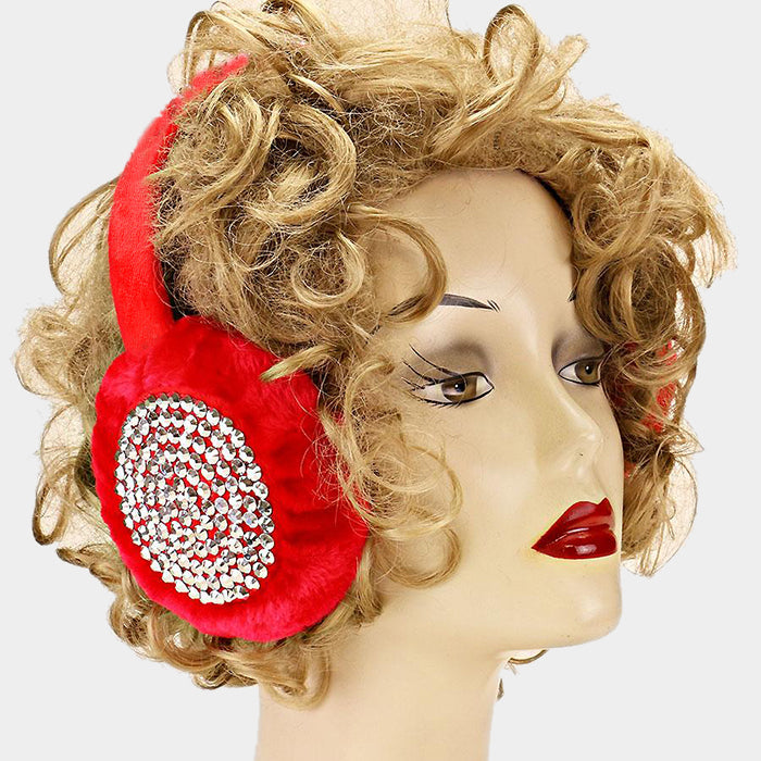 iLLASPARKZ Studded Faux Fur Earmuff