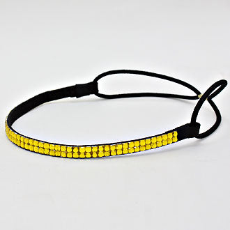 iLLASPARKZ Double Lined Crystal Stretchable Headband