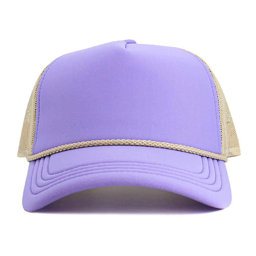 iLLASPARKZ Plain Two Tone Mesh Back Trucker Hat