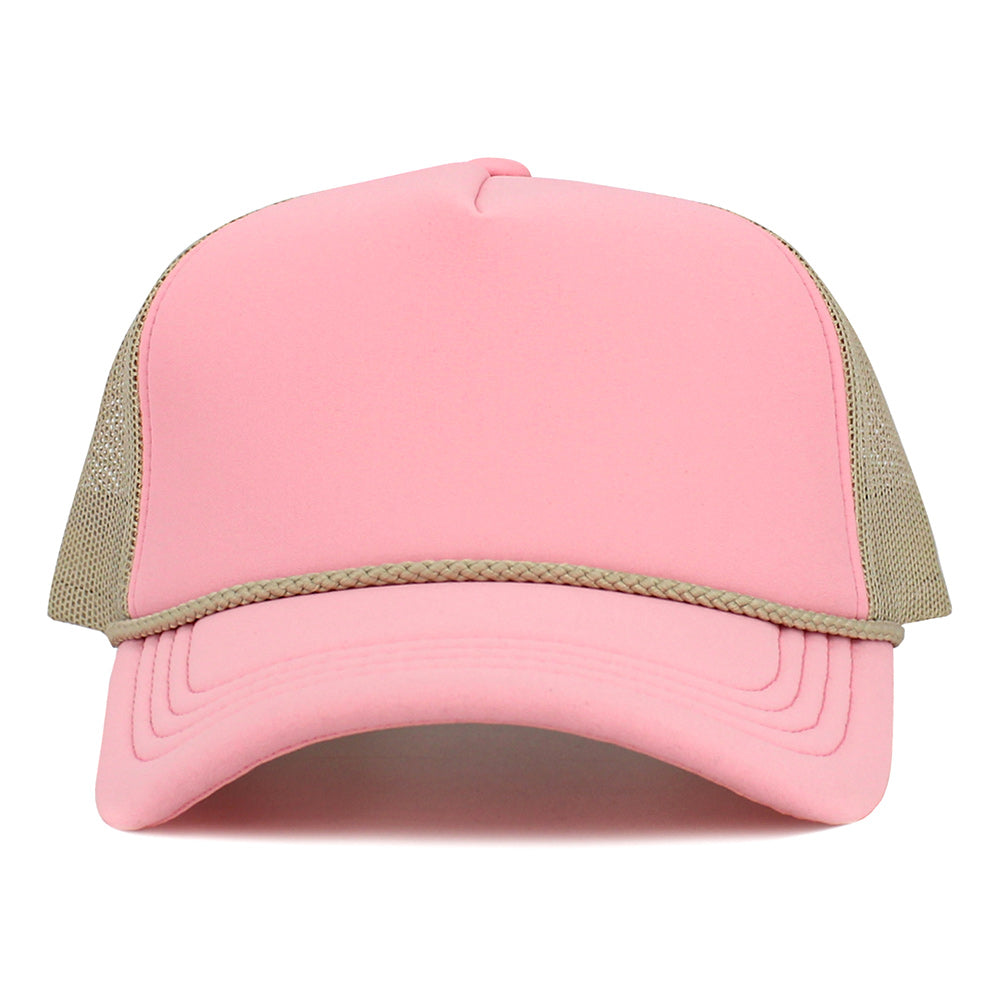 iLLASPARKZ Plain Two Tone Mesh Back Trucker Hat