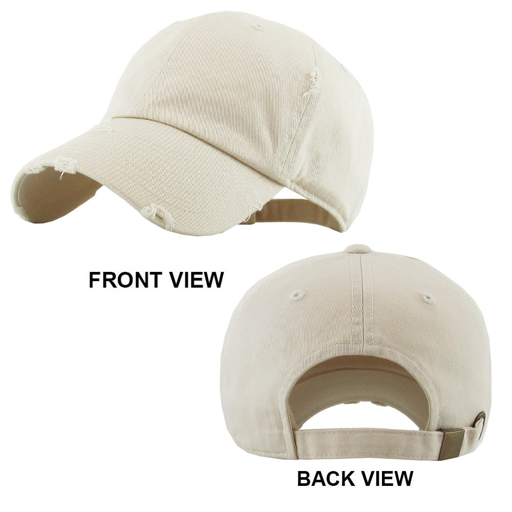 iLLASPARKZ Solid Vintage Baseball Cap