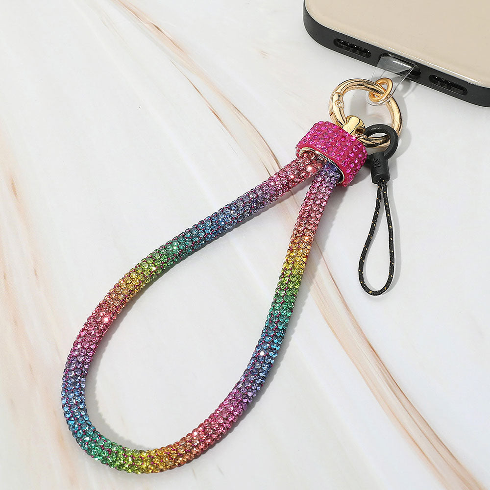 iLLASPARKZ Bling Studded Phone Strap Keychain / Bag Charm
