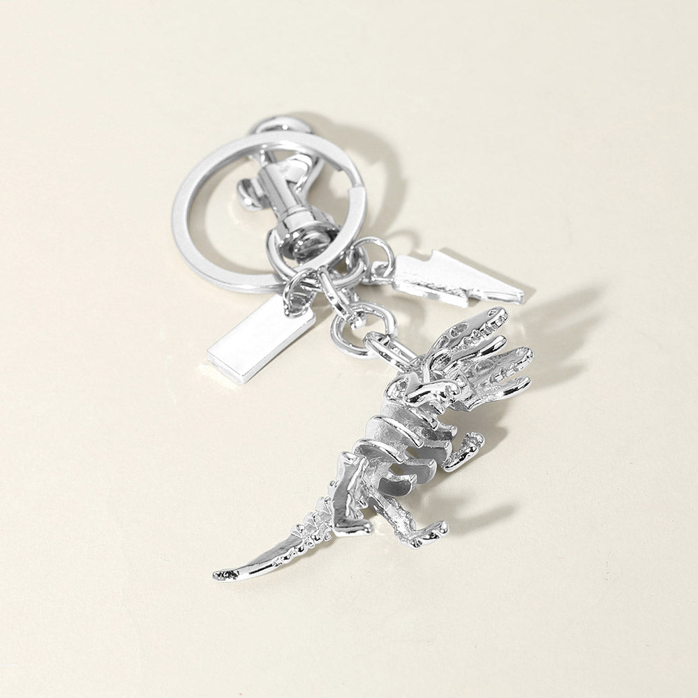 iLLASPARKZ Metal T-Rex Dinosaur Keychain / Bag Charm
