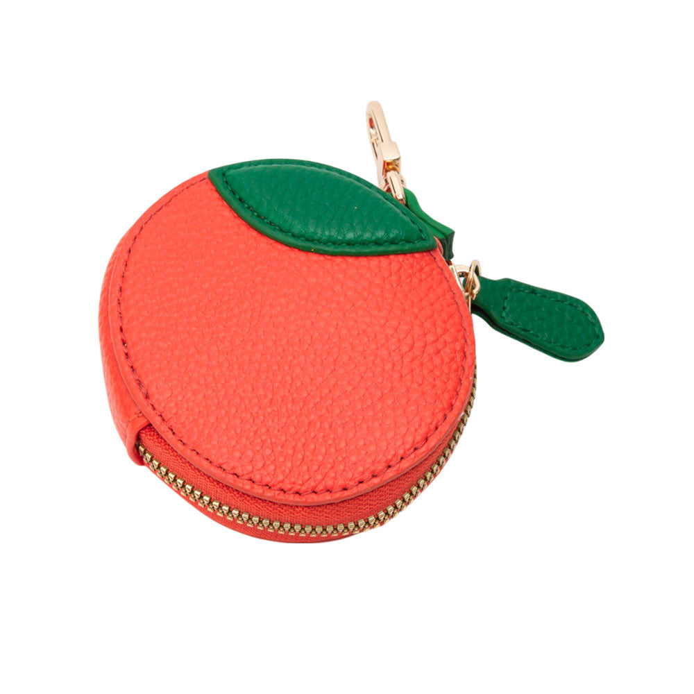 iLLASPARKZ Faux Leather Orange Keychain / Bag Charm / Coin Purse