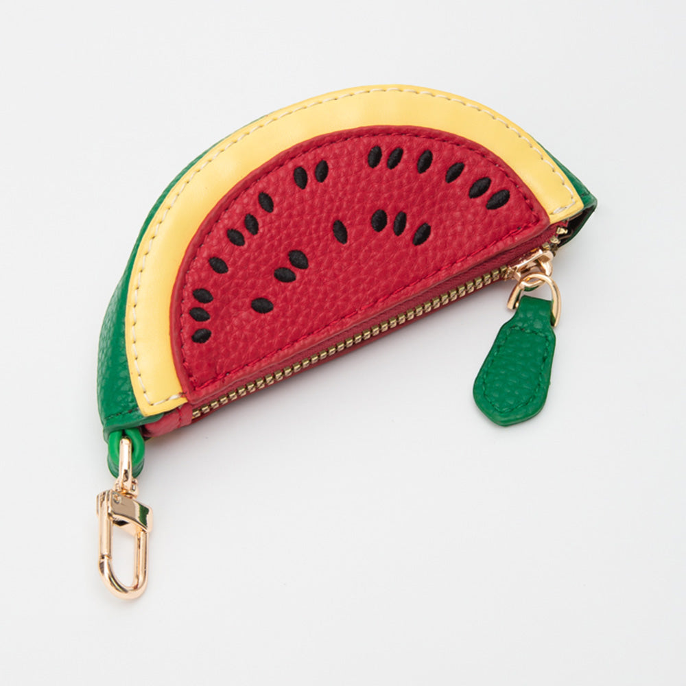 iLLASPARKZ Faux Leather Watermelon Keychain / Bag Charm / Coin Purse