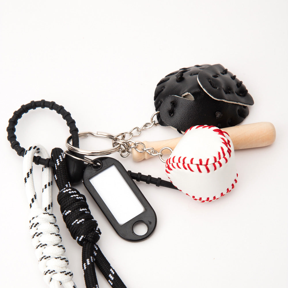 iLLASPARKZ Baseball Name Tag Keychain / Bag Charm
