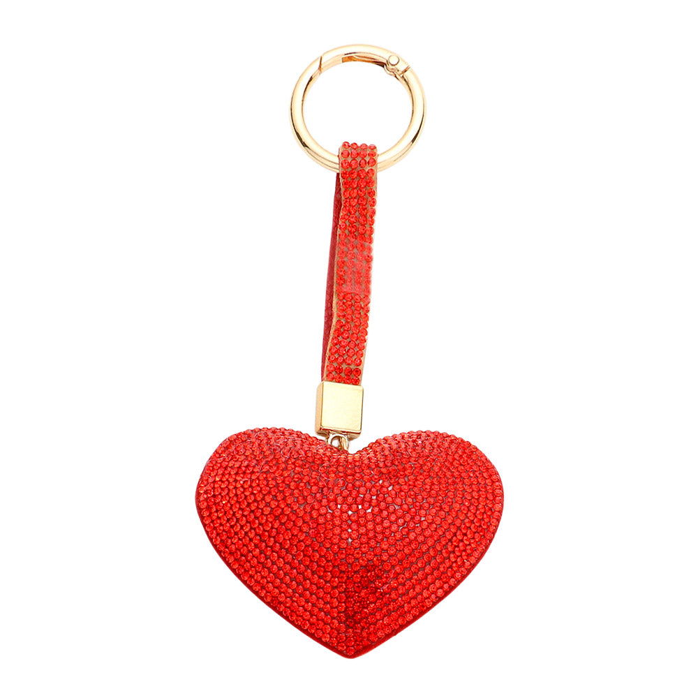 iLLASPARKZ Bling Heart  Bag Charm / Keychain
