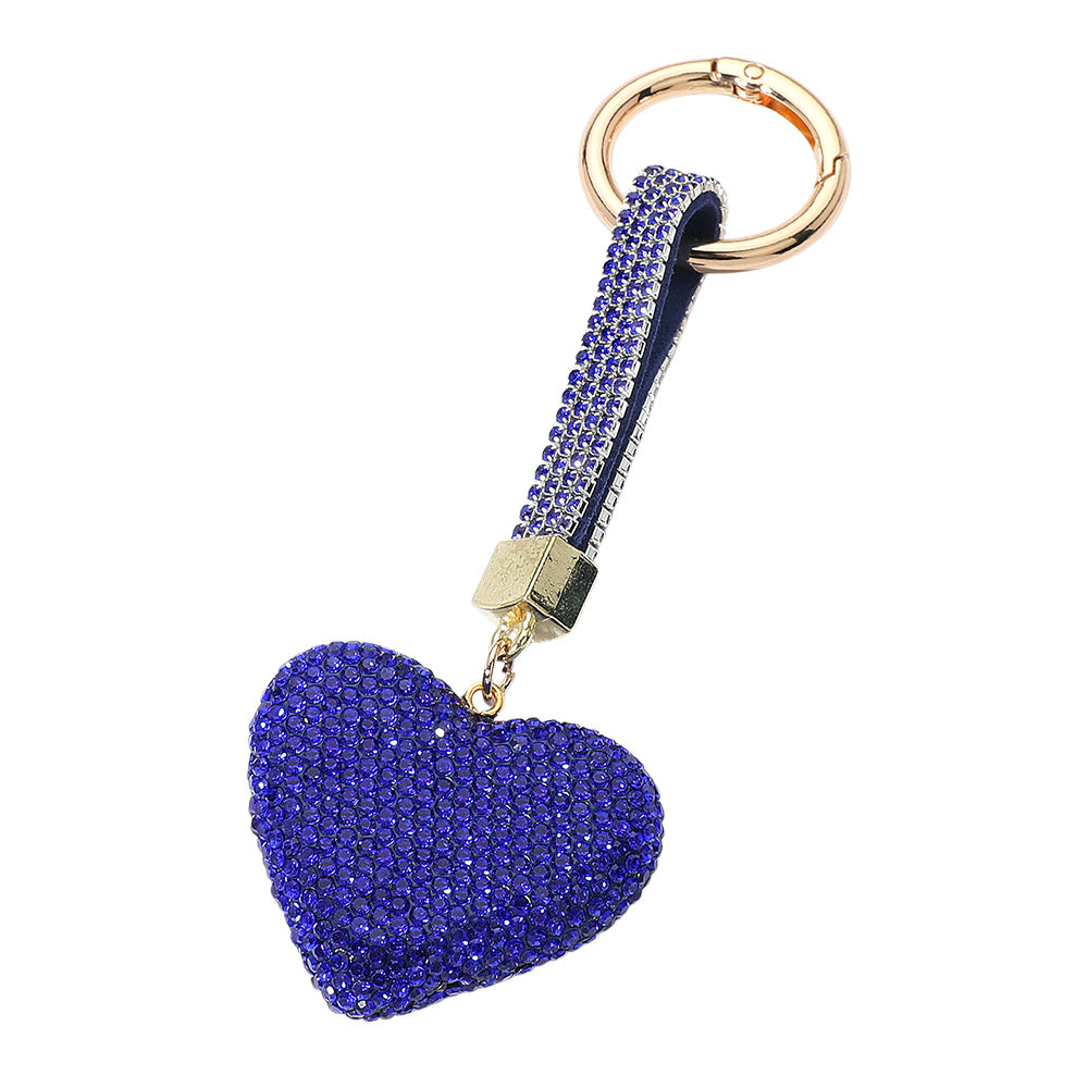 iLLASPARKZ Bling Studded Heart Keychain / Bag Charm