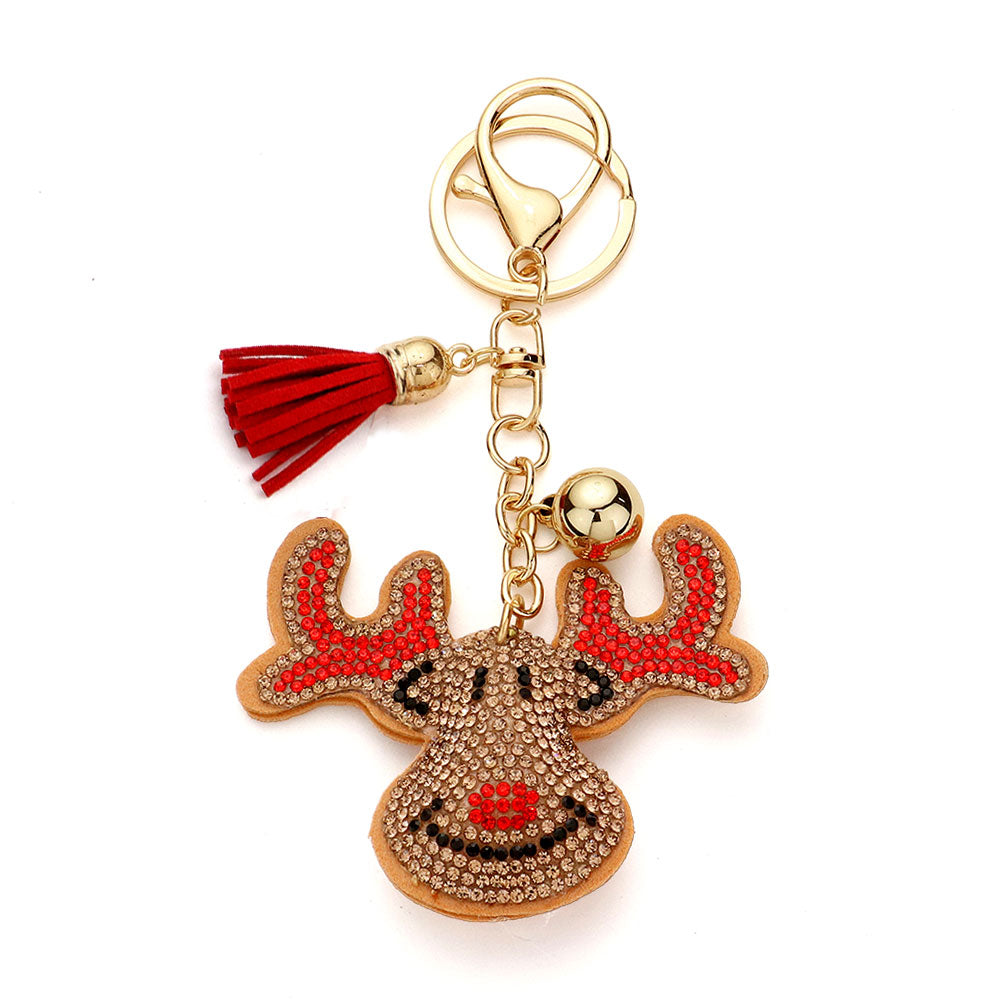 iLLASPARKZ Bling Rudolph Tassel Keychain