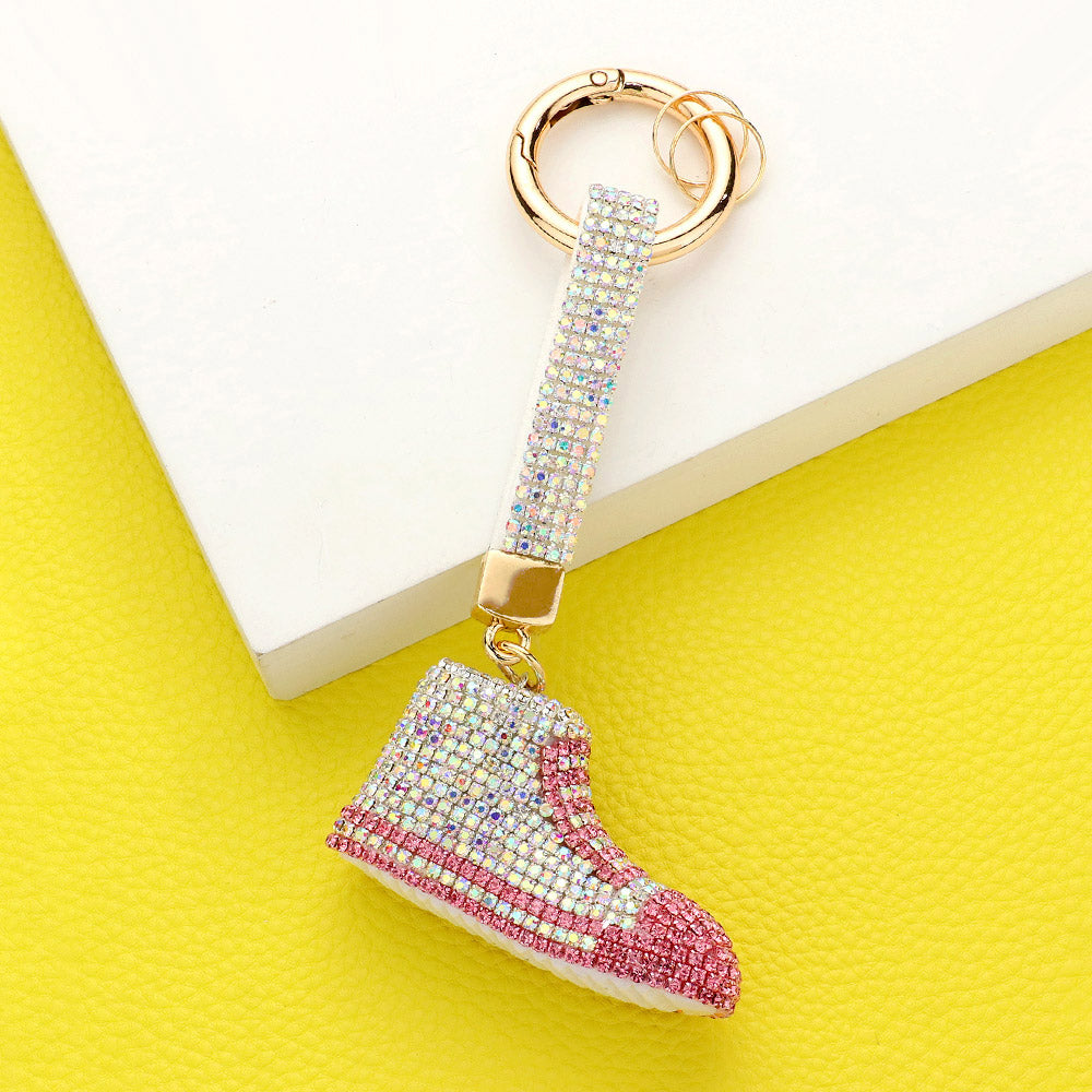 iLLASPARKZ Rhinestone Pave Sneaker Keychain