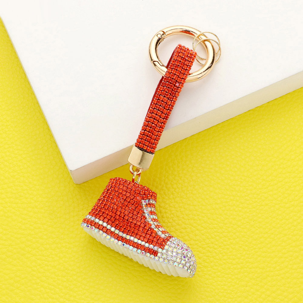 iLLASPARKZ Rhinestone Pave Sneaker Keychain