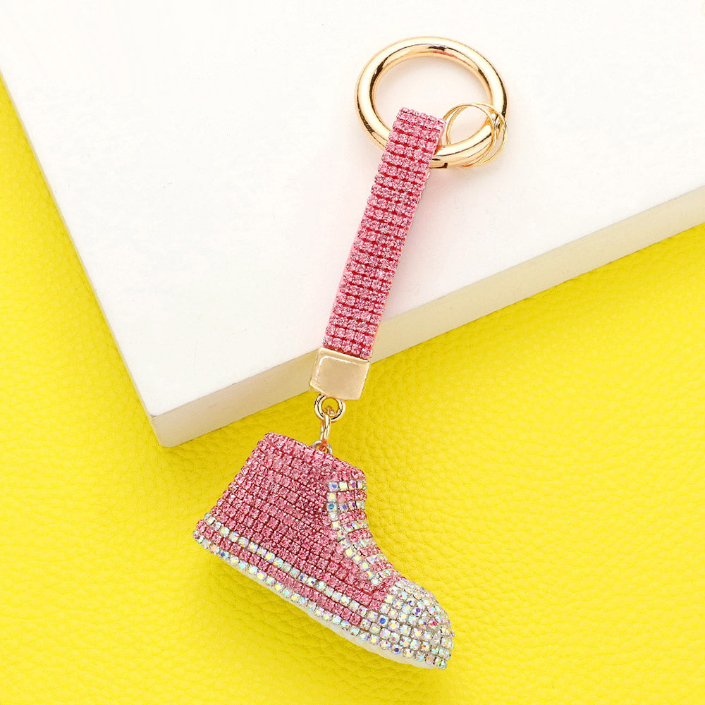 iLLASPARKZ Rhinestone Pave Sneaker Keychain