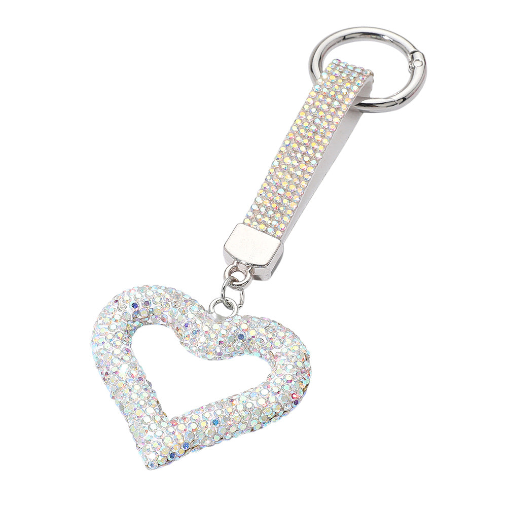 iLLASPARKZ Bling Studded Heart Keychain / Bag Charm