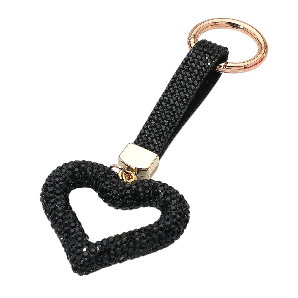 iLLASPARKZ Bling Studded Heart Keychain / Bag Charm