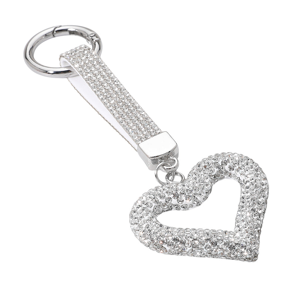 iLLASPARKZ Bling Studded Heart Keychain / Bag Charm