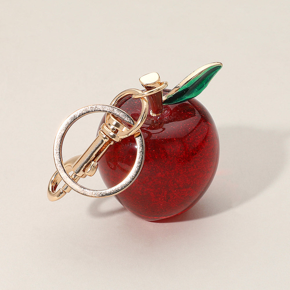 iLLASPARKZ Glittered Apple Keychain / Bag Charm