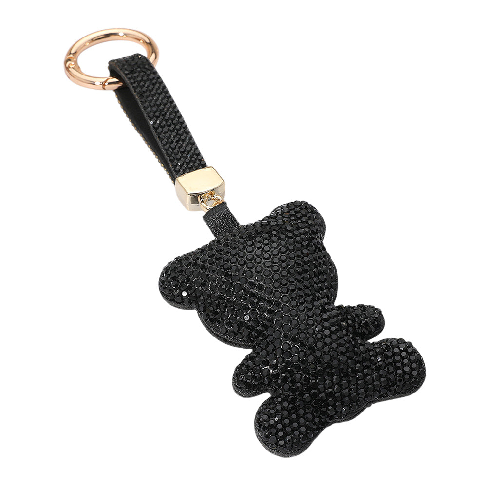 iLLASPARKZ Bling Studded Teddy Bear Keychain / Bag Charm