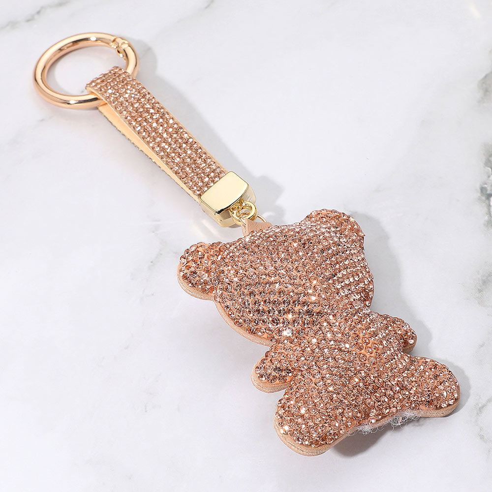 iLLASPARKZ Bling Studded Teddy Bear Keychain / Bag Charm