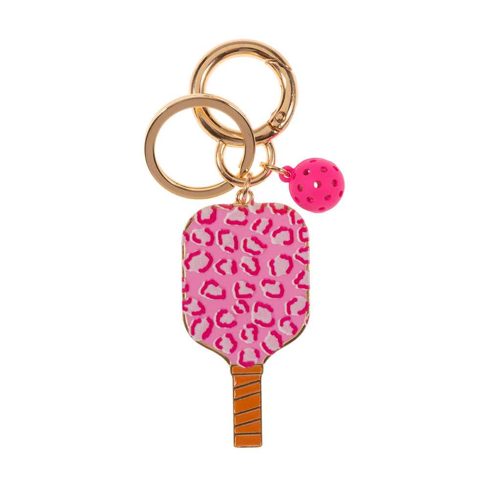iLLASPARKZ Enamel Pickleball Paddle Keychain / Bag Charm