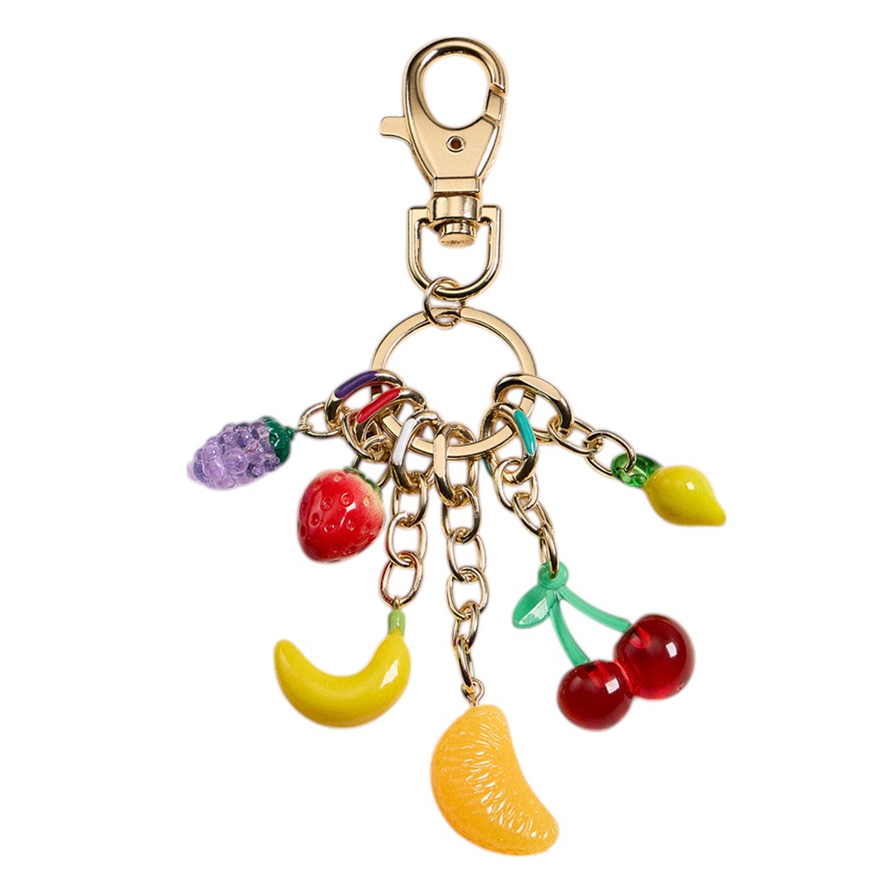 iLLASPARKZ Fruit Charm Embellished Keychain / Bag Charm