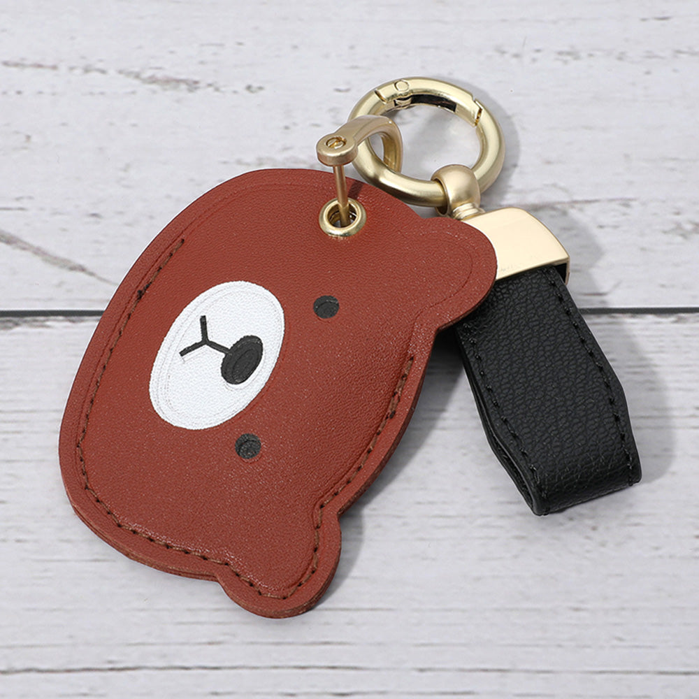 iLLASPARKZ Faux Leather Bear Keychain / Bag Charm