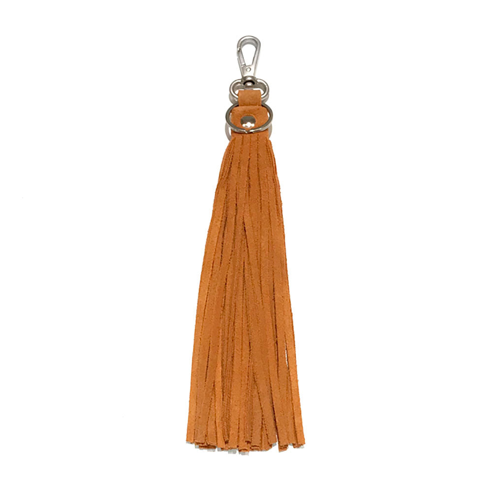 iLLASPARKZ Genuine Leather Tassel Keychain