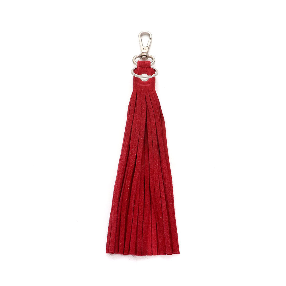 iLLASPARKZ Genuine Leather Tassel Keychain