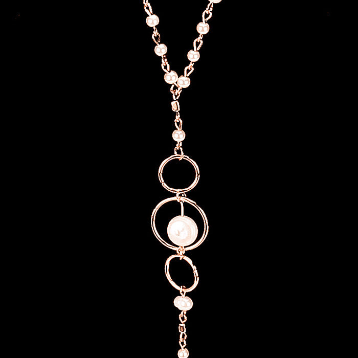 iLLASPARKZ Freshwater Pearl Link Y Necklace