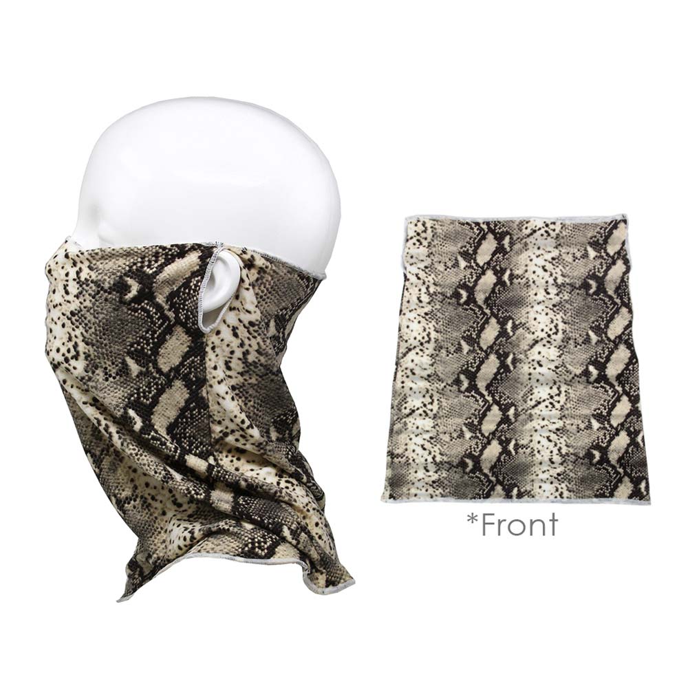 iLLASPARKZ Snake Print Seamless Face Tube Mask / Scarf