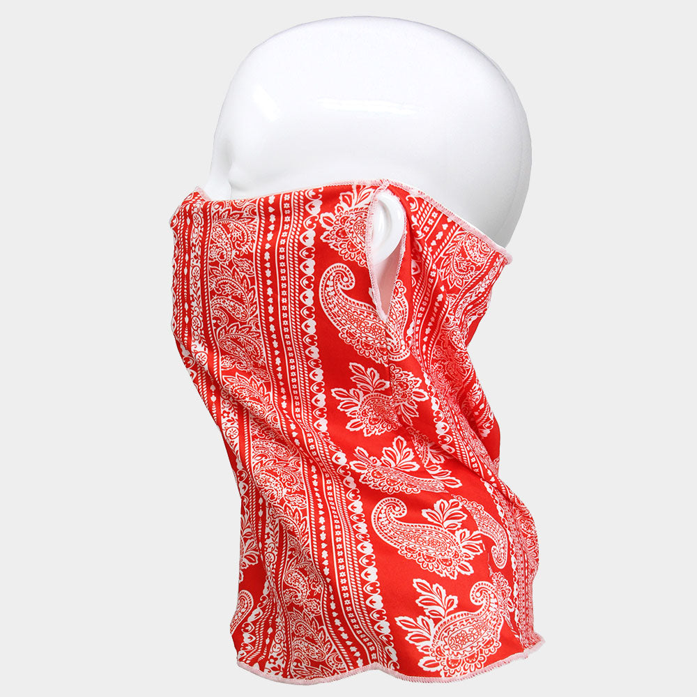 iLLASPARKZ Paisley Print Seamless Face Tube Mask / Scarf